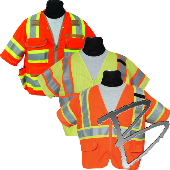 Traffic ANSI Class 3 (III) Safety Vests