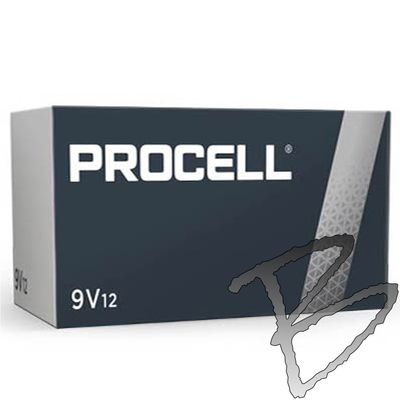 Duracell ProCell Alkaline 9V Batteries, Box of 12 | Batteries