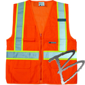 Image 3A Safety ANSI Class II multipocket Safety Vest