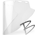Image ERB Premium Molded Lexan® Face Shield, Clear