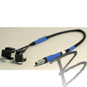 Image Power Cable; Dual Camcorder to Trimble, Lemo 7pin #0 to Camcorder clips