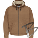 Image Bulwark FR Brown Duck Hooded Jacket - EXCEL FR® ComforTouch®