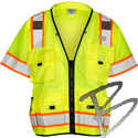 Image Kishigo Professional Surveyors Class 3 Vest, Lime