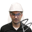 Image HexArmor Fluid-Resistant Face Protector for Hard Hats