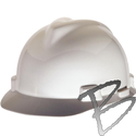 Image MSA V-Gard Hard Hat Cap Style with Fas-Trac Ratchet Suspension
