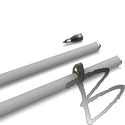 Image Grade Control Products GCP105 Two-Piece 2-Meter GPS Rod - Aluminum