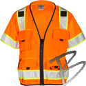 Image Kishigo Professional Surveyors Class 3 Vest, Orange