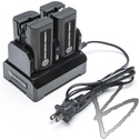 Image Grade Control Products GCP20 4 Bay Rover Charger Kit, includes Batteries