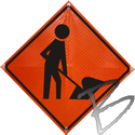 Image Dicke Safety Products Diamond Grade Reflective Road Sign Replacement Face