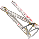 Image Lufkin 2M Wood Folding Ruler