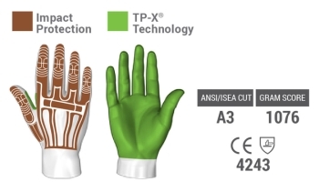 HexArmor Rig Lizard® 2021, ANSI/ISEA Cut A3 Palm + IR-X® Impact