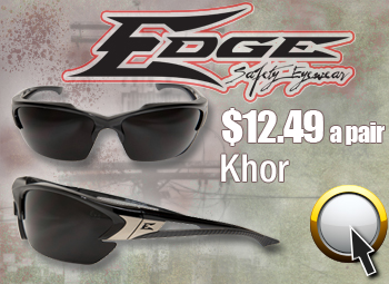 Khor Safety Sunglasses from Edge EyeWear $12.49 a pair